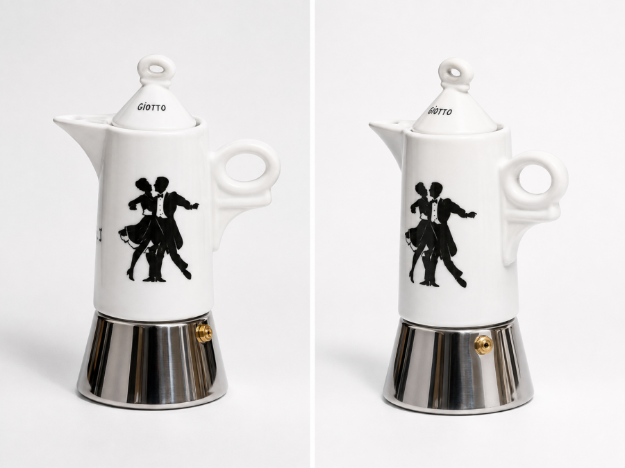 Кофеварка гейзерная на 2 порции, деколь Ritmo Espresso