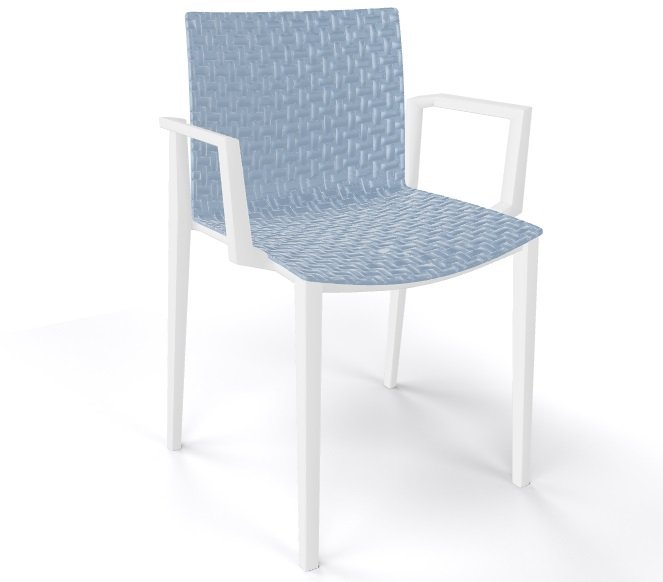Кресло пластиковое Gaber Clipperton B бледно-синий