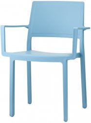 Кресло пластиковое Scab Design Kate голубой