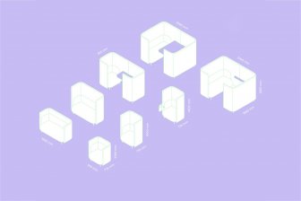 Кресло мягкое с перегородкой Buddy Hub