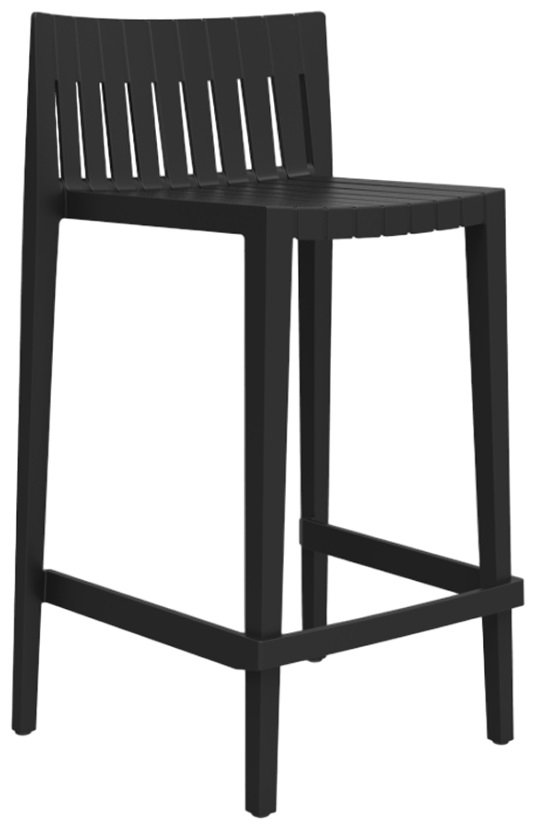 Стул пластиковый полубарный Vondom Spritz Basic черный