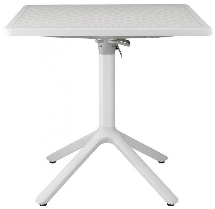 Стол пластиковый складной Eco Folding, лен, 800х800х750 мм