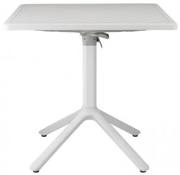 Стол пластиковый складной Eco Folding, лен, 800х800х750 мм
