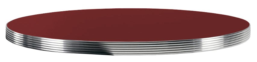 Столешница круглая Laminate Aluminium Edge