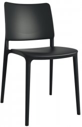 Стул пластиковый PAPATYA Joy-S черный