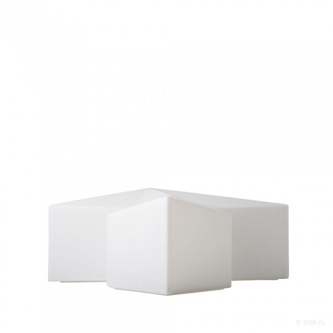 Пуф пластиковый светящийся Glace Lighting IN