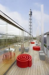 Пуф пластиковый мягкий Soft Cubo Standard