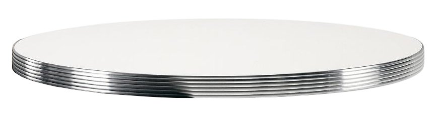 Столешница круглая Laminate Aluminium Edge