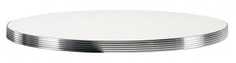 Столешница круглая Laminate Aluminium Edge