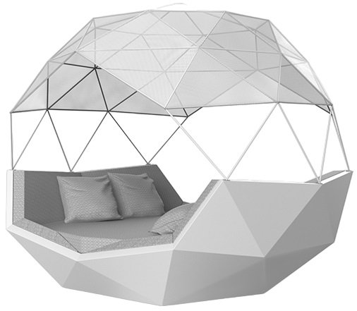 Лаунж-лежак двухместный Iglu Basic
