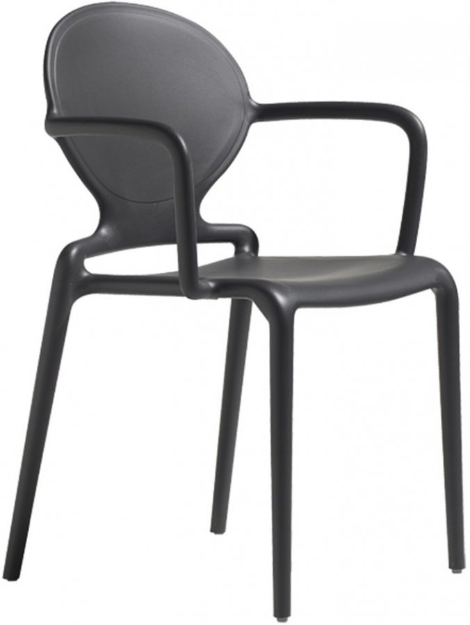 Кресло пластиковое Scab Design Gio антрацит