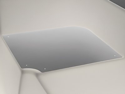 Jumbo Corner Desk Столешница стальная для барной стойки