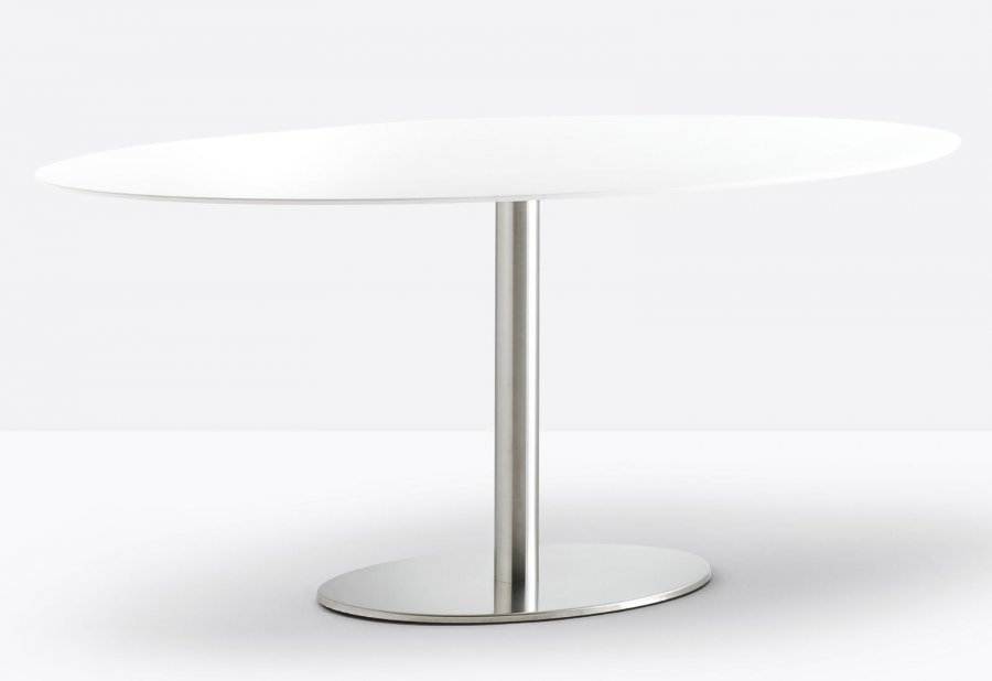 Стол обеденный Inox Ellittico