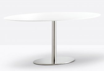 Стол обеденный Inox Ellittico