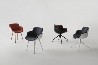 Кресло офисное с обивкой Choppy Sleek UR