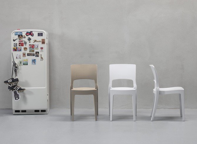 Стул пластиковый Scab Design Isy Technopolymer тортора
