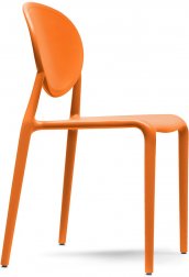 Стул пластиковый Scab Design Gio оранжевый