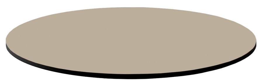Столешница круглая Solid Laminate