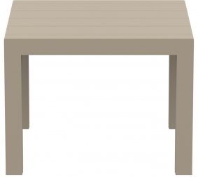 Стол пластиковый раздвижной Vegas Table, бежевый, 1000-1400х1000х750 мм
