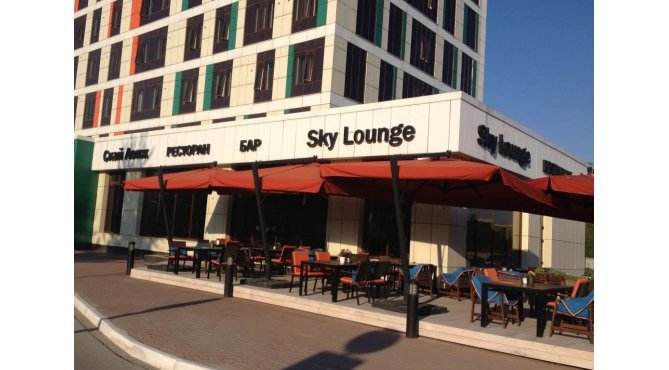 Ресторан Sky Lounge и отель Sky Port, Новосибирск