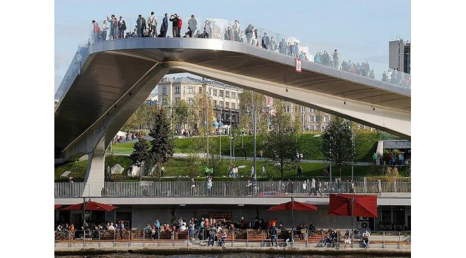 Парящий мост, Москва