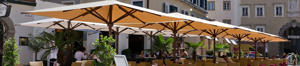 Зонты для кафе и ресторана от производителей Европы