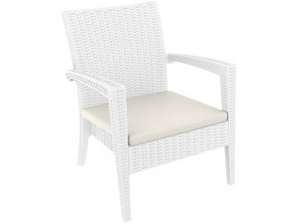 Кресло пластиковое плетеное с подушкой-thumbs-Фото2