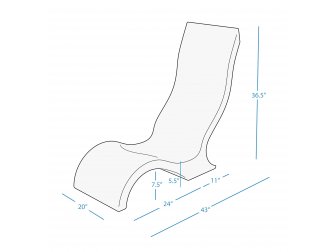 Лаунж стул пластиковый с высокой спинкой-thumbs-Фото3