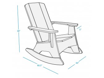 Кресло-качалка пластиковое-thumbs-Фото3