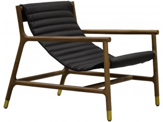 Лаунж-кресло деревянное мягкое-thumbs-Фото2