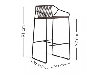 Кресло барное плетеное-thumbs-Фото3