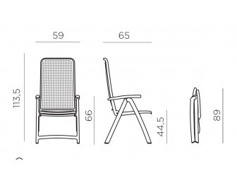 Кресло пластиковое складное-thumbs-Фото3
