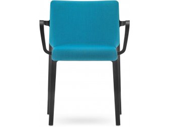 Кресло пластиковое с обивкой-thumbs-Фото1
