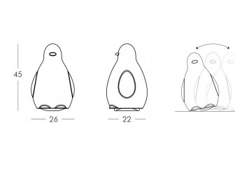 Светильник пластиковый Пингвин-thumbs-Фото3