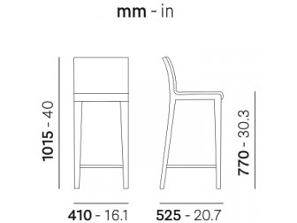 Стул деревянный барный мягкий-thumbs-Фото3