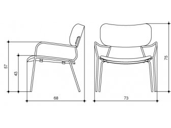 Кресло лаунж с обивкой-thumbs-Фото3