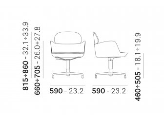 Кресло офисное с вращающимся сиденьем-thumbs-Фото4