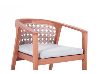 Кресло деревянное с подушкой-thumbs-Фото4