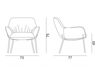 Кресло лаунж с обивкой-thumbs-Фото3