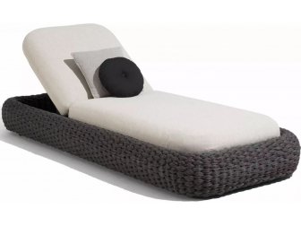 Лежак плетеный с подушками-thumbs-Фото2