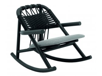 Кресло-качалка с мягким сиденьем-thumbs-Фото1