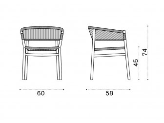 Кресло деревянное плетеное-thumbs-Фото3