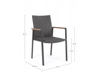Кресло металлическое с мягкой обивкой-thumbs-Фото3