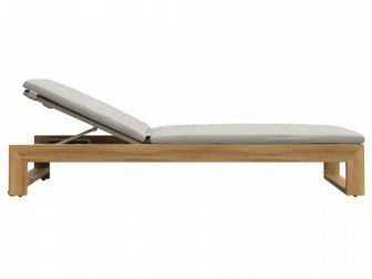 Шезлонг-лежак деревянный с матрасом-thumbs-Фото4