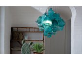 Светильник дизайнерский Karman Ceraunavolta Suspension Lamp стекло, металл голубой Фото 3