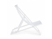Кресло-шезлонг металлическое текстиленовое Garden Relax Taylor алюминий, текстилен белый Фото 7