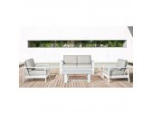 Лаунж-набор мебели Garden Relax Atlantic алюминий, ткань белый Фото 14