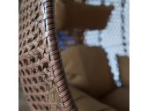 Кресло плетеное подвесное KVIMOL KM-0002 сталь, искусственный ротанг коричневый Фото 11