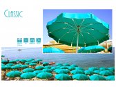 Зонт профессиональный CiCCAR Classic алюминий, пляжный акрил бирюзовый Фото 13