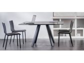 Стол квадратный PEDRALI Arki-Table металл, пластик черный Фото 3